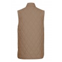 FRANSA Quiltet Vest - Coca Mocha