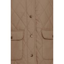FRANSA Quiltet Vest - Coca Mocha