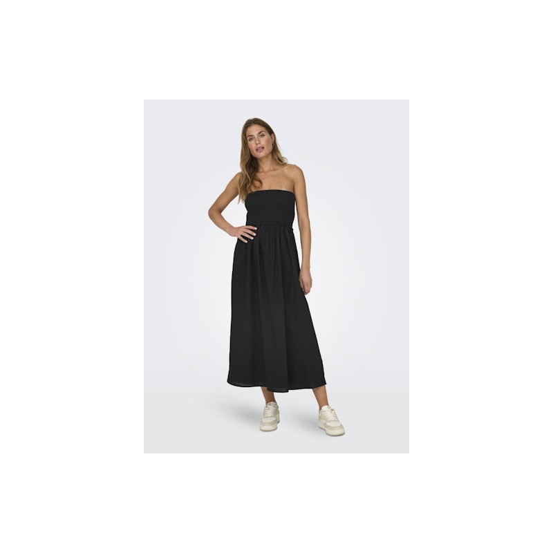 ONLY Claudia Smock Tube Dress - Sort