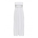 ONLY Claudia Smock Tube Dress - Hvid