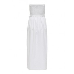 ONLY Claudia Smock Tube Dress - Hvid