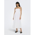 ONLY Claudia Smock Tube Dress - Hvid