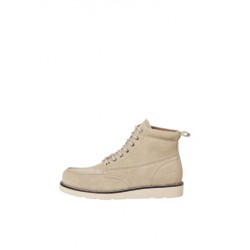 JACK & JONES Toronto Leather Boots - White Pepper
