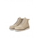 JACK & JONES Toronto Leather Boots - White Pepper