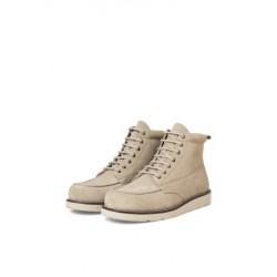 JACK & JONES Toronto Leather Boots - White Pepper