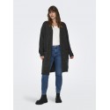 ONLY CARMAKOMA Jade Strik Cardigan - Dark Grey Melange