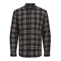 JACK & JONES Jrebchase Check Shirt Langærmet - Sort