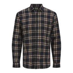 JACK & JONES Jrebchase Check Shirt Langærmet - Sort