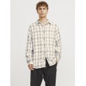 JJ Rebel Chase Ternet L/S Skjorte - Moonbeam