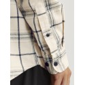JJ Rebel Chase Ternet L/S Skjorte - Moonbeam