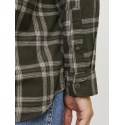 JJ Rebel Chase Ternet L/S Skjorte - Forest Night