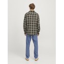 JJ Rebel Chase Ternet L/S Skjorte - Forest Night
