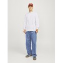 JACK & JONES Urban Rund Hals Bluse - Hvid