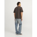 JACK & JONES Organic Basic T-shirt - Mulch
