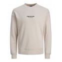 JACK & JONES Vesterbro Crew Hals Sweatshirt - Moonbeam