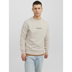 JACK & JONES Vesterbro Crew Hals Sweatshirt - Moonbeam