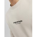 JACK & JONES Vesterbro Crew Hals Sweatshirt - Moonbeam