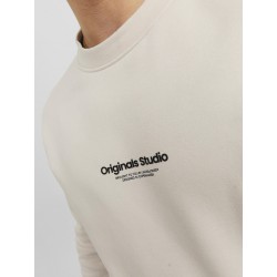 JACK & JONES Vesterbro Crew Hals Sweatshirt - Moonbeam