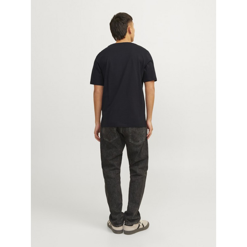 JACK & JONES Logo Rund Hals T-shirt - Sort