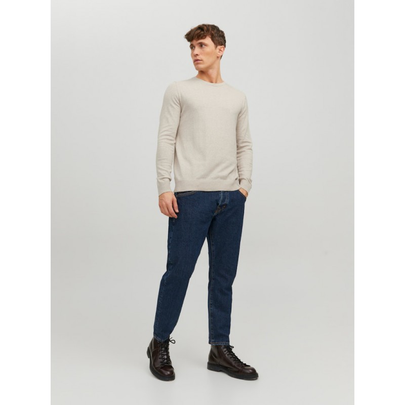JACK & JONES Emil crew neck pullover - Oatmeal
