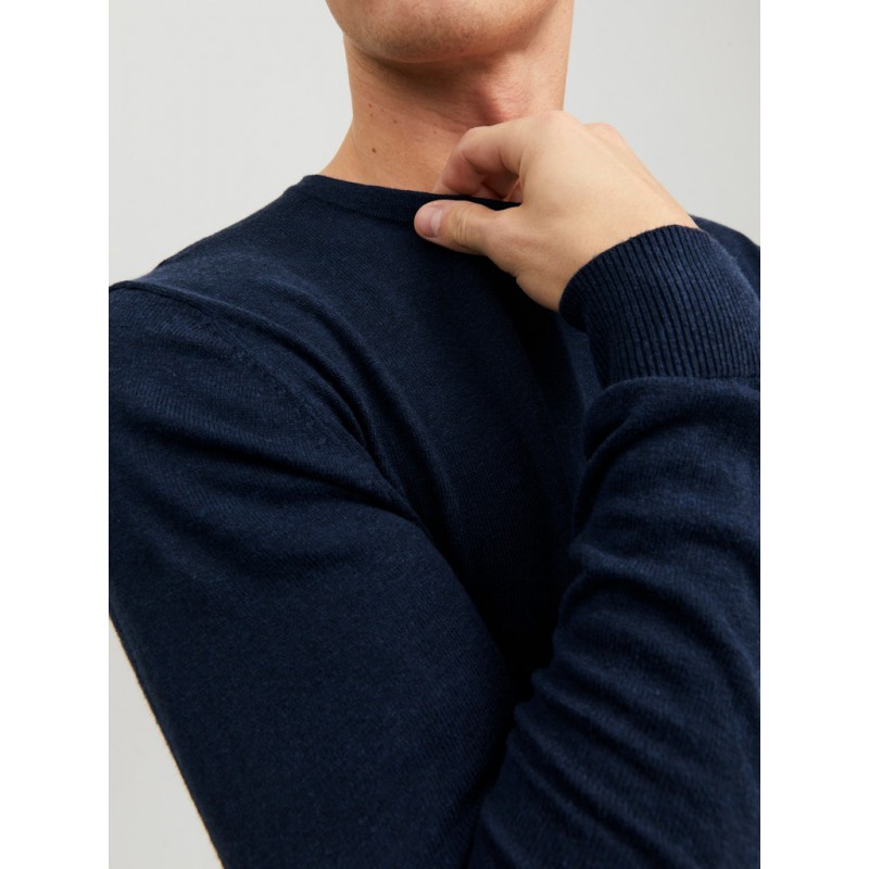 JACK & JONES Emil crew neck pullover - Navy Blazer