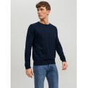 JACK & JONES Emil crew neck pullover - Navy Blazer