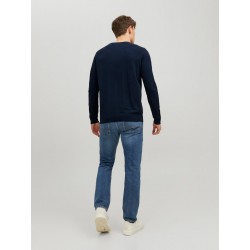 JACK & JONES Emil Let Strik - Navy Blazer