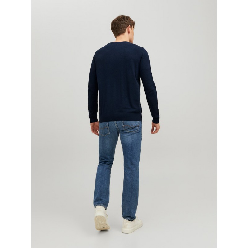 JACK & JONES Emil crew neck pullover - Navy Blazer