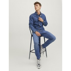 JACK & JONES Glenn Slim Fit Denim Jeans - Blue Denim