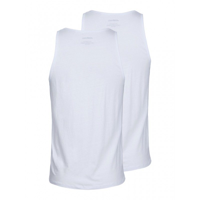 JACK & JONES Basic Tanktop 2-Pak - Hvid