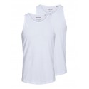 JACK & JONES Basic Tanktop 2-Pak - Hvid