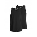 JACK & JONES Basic Tanktop 2-Pak -  Sort