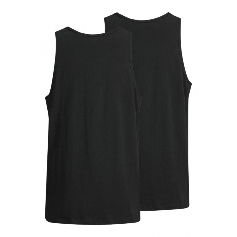 JACK & JONES Basic Tanktop 2-Pak -  Sort