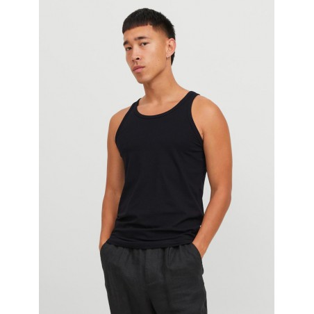 JACK & JONES Basic Tanktop 2-Pak -  Sort
