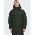 ONLY & SONS Carl Lang Quilted Frakke - Peat