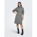 JDY Bigum Strik Kjole - Medium Grey Melange
