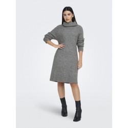 JDY Bigum Strik Kjole - Medium Grey Melange