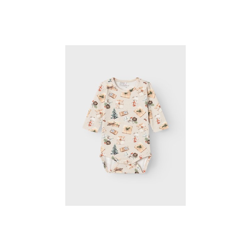 NAME IT Nbmroccos Bodystocking - Peyote Melange