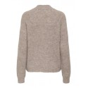 JDY Zoey Life Strik Pullover Med Sløjfe - Chateau Gray