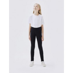 NAME IT Kids Davina Solid Leggings - Sort