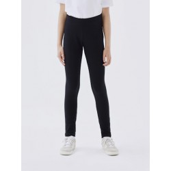 NAME IT Kids Davina Solid Leggings - Sort
