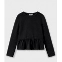 NAME IT Nkfroka Langærmet Kort Top - Sort