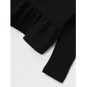NAME IT Nkfroka Langærmet Kort Top - Sort