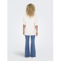 ONLY Santa Life Oversize Top Xmas - Cloud Dancer