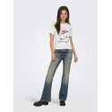 ONLY X-MAS T-shirt - Cloud Dancer
