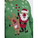 ONLY Xmas Strikket Julesweater - Green Jacket