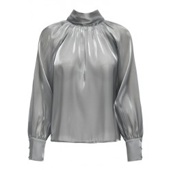 JDY Dani Bow Top - Silver