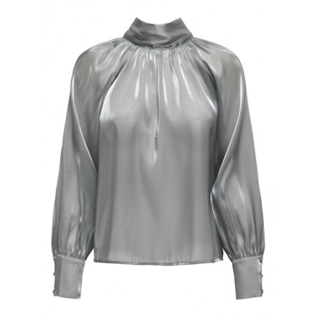 JDY Dani Bow Top - Silver