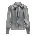 JDY Dani Bow Top - Silver