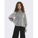 JDY Dani Bow Top - Silver
